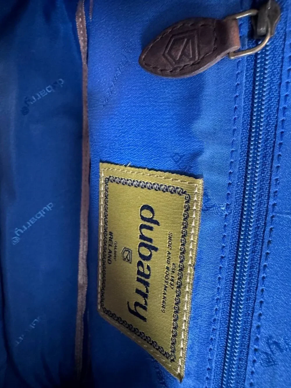 Dubarry Of Ireland Clones Olive Leather Shoulder Bag